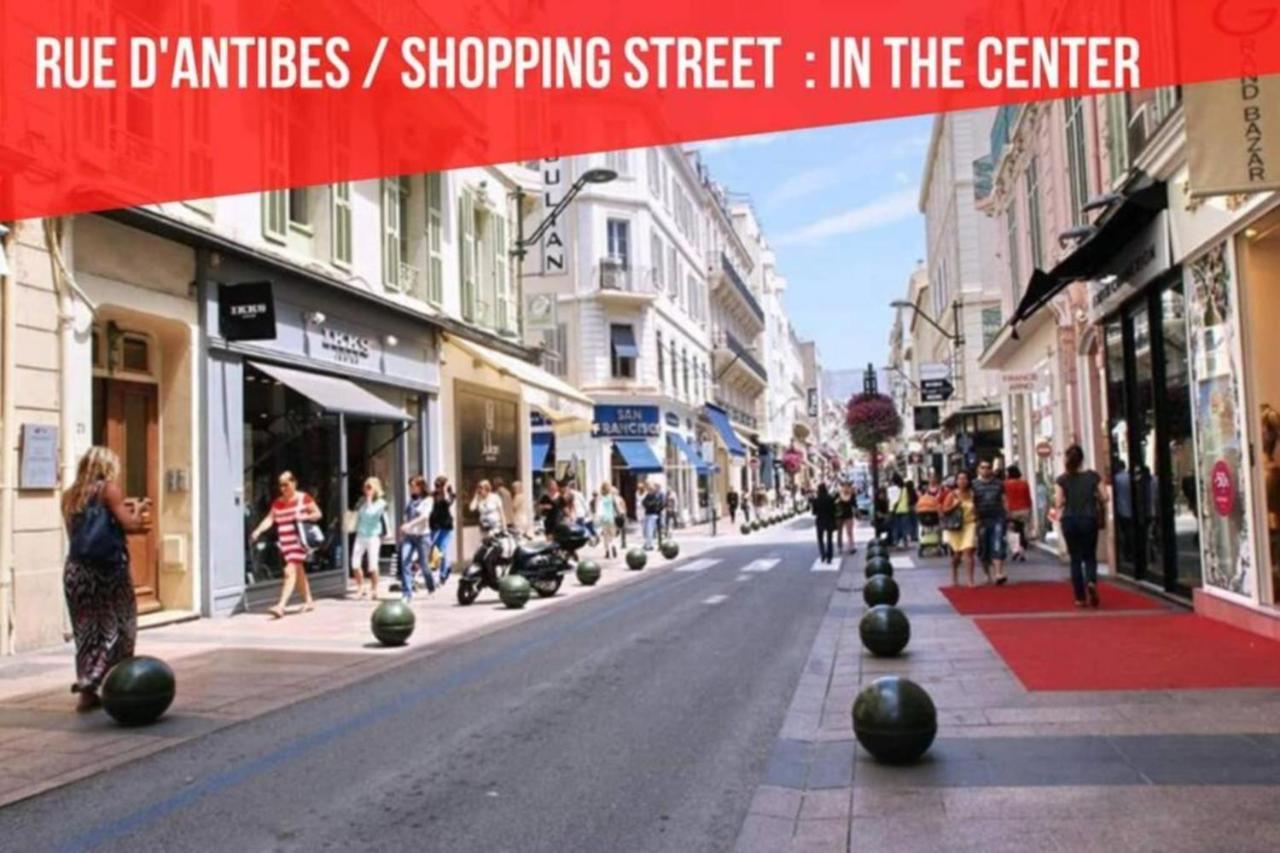 Cocoon Center - Rue D'Antibes - 200M Plage- Clim - Wifi - Unique Cannes Zewnętrze zdjęcie